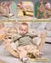 Goodevas 5-in-1 Holz-Kletter-Set Kleinkinder Kletterbogen Beige/Natur/Weiß