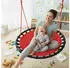 Relaxdays Nestschaukel 80cm rot