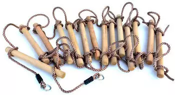 Loggyland Strickleiter Strickleiter Braun/Natur 4,90 m