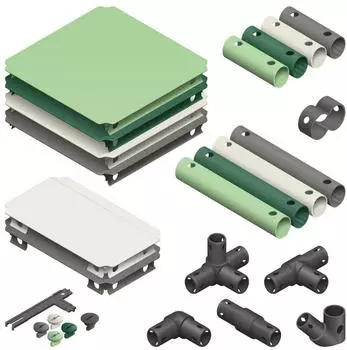 Quadro Upgrade Kit Home Spielturm-Erweiterung Blau