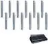 Wickey Winkelanker SolidLock mit Unkrautvlies 12 Stück