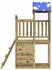 vidaXL Spielturm Braun Massives Imprägniertes Holz 3417183