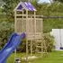 vidaXL Spielturm Braun Massives Imprägniertes Holz 3417180