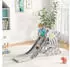 AIYAPLAY Kinderrutsche Freistehende Rutsche Grau Weiß 157 x 46,5 x 80 cm