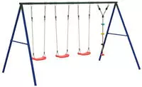 vidaXL Schaukel-Set mit Schaukelsitzen und Kletterschaukel