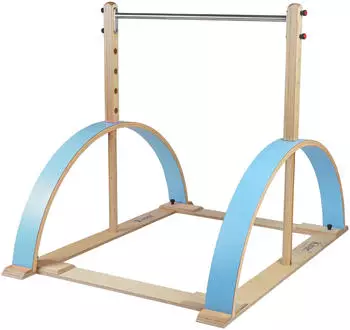 Sport-Thieme Kirec Kinder-Turnreck "Kirec" Holz-Grün (HG1020) Ohne Fallschutzmatten