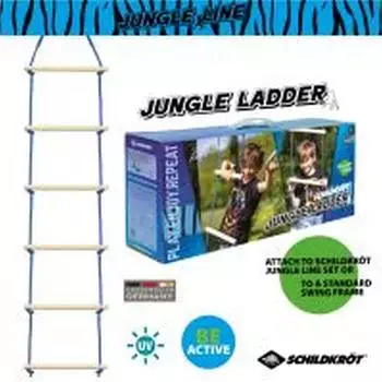 Schildkr&ouml;t Fun Sports Jungle ROPE LADDER Strickleiter Braun 250cm