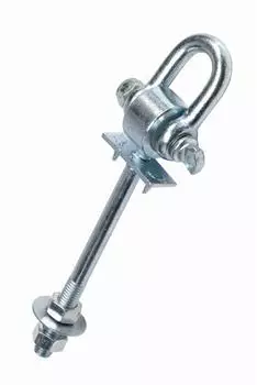 Loggyland Schaukelhaken 140mm Schaukelzubehör Grau 14 cm
