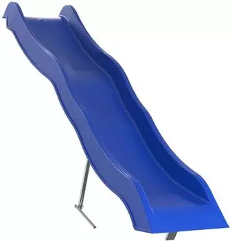 vidaXL 210x40 Polypropylen Kinderrutsche Blau
