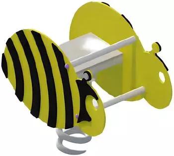 AEA Federwippe "Biene" für Kinder (JVM4069424722376)