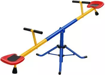 Costway Gartenwippe 2-Sitzer 360&deg; drehbar, 60kg, Metall (TS10004)
