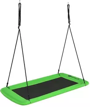 Costway 100- Nestschaukel mit Nestschaukel Grün 180 cm