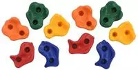 vidaXL Klettersteine 10 Stk. Mehrfarbig PE