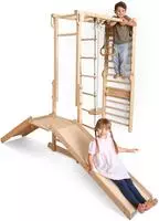 Indoor Jungle Gym Add-on F&uuml;r Sprossenwand, Montessori-kletteraufsatz...