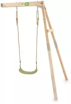 EXIT Toys Holzschaukel Silvi Schaukelgestell Braun/Natur/Rot