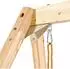 EXIT Toys Holzschaukel Silvi Schaukelgestell Braun/Natur/Rot