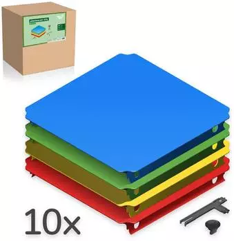 Quadro Plattenset XXL Montessori-inspiriertes Spielturm-Zubehör