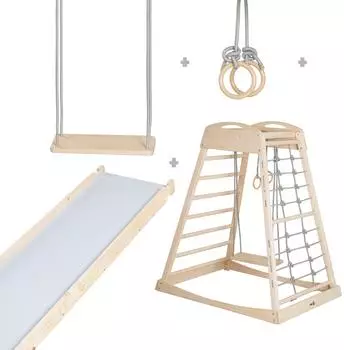 Roba Spielturm mit Rutsche Braun/Beige/Natur 70 kg