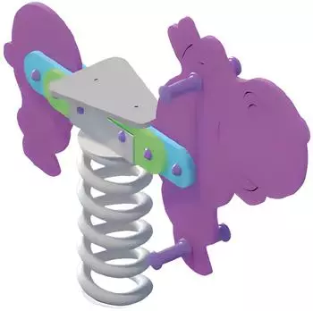 AEA Federwippe Nilpferd für Kinder (JVM4069424722253)