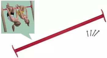 Loggyland Turnreck 90 Reckstange Rot 125 cm