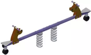 AEA Kinder-Doppelschaukel mit Nestschaukel und Gummischaukelsitz (JVM4069424721454)