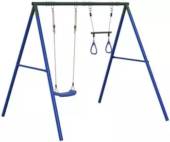 vidaXL Schaukel-Set mit Schaukelsitz und Trapez (3283580)