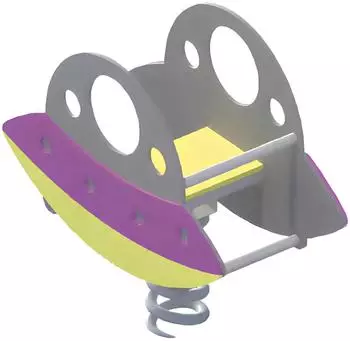 AEA Federwippe UFO für Kinder (JVM4069424134452)