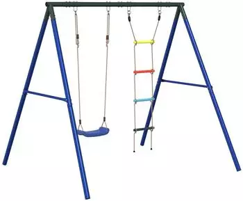 vidaXL Schaukel-Set mit Schaukelsitz und Strickleiter (3283581)