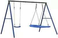vidaXL Schaukel-Set mit Schaukelsitz und Nestschaukel