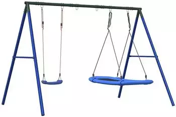 vidaXL Schaukel-Set mit Schaukelsitz und Nestschaukel (3283597)