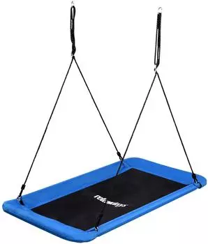 Relaxdays Nestschaukel 150 kg BT: 150x80 cm, blau