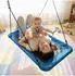 Relaxdays Nestschaukel 150 kg BT: 150x80 cm, blau