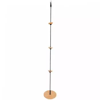 Small Foot Design Tellerschaukel mit Kletterseil "Black Line", ab 3 Jahren (12406)