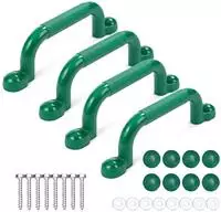 Relaxdays Kletterger&uuml;st Griffe, 4er Pack, Je Haltegriff Bis 100 Kg, Spielturm &
