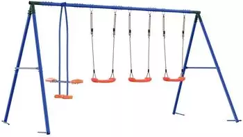 vidaXL Schaukelset mehrfarbig, Stahl und PE (3429835)