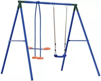 vidaXL Schaukelrahmen mit Gleiter f&uuml;r 3 Kinder, outdoor (42041288)