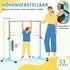 HomCom Turnreck Reckstange 13-stufig verstellbar, bis 75kg, hellblau (A91-099V00LB)