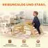 AIYAPLAY Montessori Kletterbogen 2-in-1 mit Schaukelpferd, Holz, für Kinder (331-100V00ND)