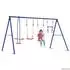 vidaXL Outdoor Schaukelset mehrfarbig 330x185x185cm Stahl und PE (3429836)