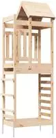 vidaXL Spielturm Braun 52,5 x 85 x 238 cm Massives Kiefernholz