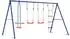 vidaXL Outdoor-Schaukelset mehrfarbig 330x185x185cm Stahl und PE (3429837)