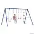 vidaXL Outdoor-Schaukelset mehrfarbig 330x185x185cm Stahl und PE (3429837)