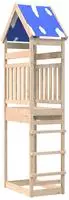 vidaXL Spielturm Braun 52,5 x 85 x 265 cm Massives Kiefernholz