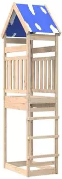 vidaXL Spielturm braun 52,5 x 85 x 265 cm, Kiefernholz