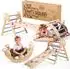 Goodevas Montessori Klettergerüst 5-in-1 aus Holz mit Rutsche (p-108-5485)