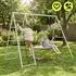 OEM HyperMotion XL 3-in-1 Spielturm Nestschaukel, Kletterleiter & Kletternetz, Stahl (90448_AADBX31290_6_MANOIT)