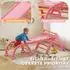 AIYAPLAY Kletterdreieck 7-in-1 klappbar mit Rutsche, rosa (331-097V00PK)