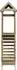 vidaXL Spielturm braun, Massivholz imprägniert, 52,5x85x238cm (3417207)