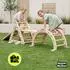 HyperMotion Spielcenter 3-in-1 Montessori mit Rutsche und Kletterdreieck (PLAYGROUND HYP110)
