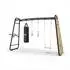 EXIT Toys GetSet Monkeybar MB320 Klettergerüst, Stahl, schwarz (54.30.20.50)